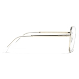 Chanel - Square Eyeglasses - Gold - Chanel Eyewear