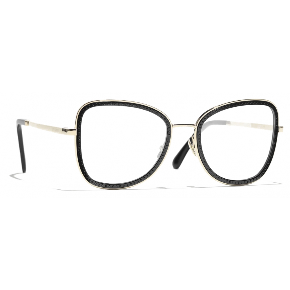 CHANEL, Accessories, Chanel New Glasses Frames Eyeglasses Quilted Classic Black  Gold