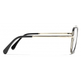 Chanel - Square Eyeglasses - Black Gold - Chanel Eyewear