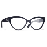 Chanel - Occhiali da Vista Cat-Eye - Blu - Chanel Eyewear