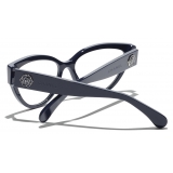 Chanel - Cat-Eye Eyeglasses - Blue - Chanel Eyewear