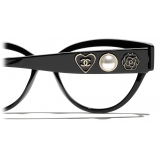 Chanel - Occhiali da Vista Cat-Eye - Nero - Chanel Eyewear