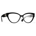 Chanel - Occhiali da Vista Cat-Eye - Nero - Chanel Eyewear