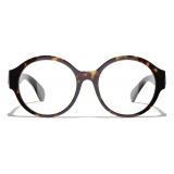 Chanel - Round Eyeglasses - Dark Tortoise - Chanel Eyewear