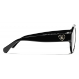 Chanel - Round Eyeglasses - Black - Chanel Eyewear