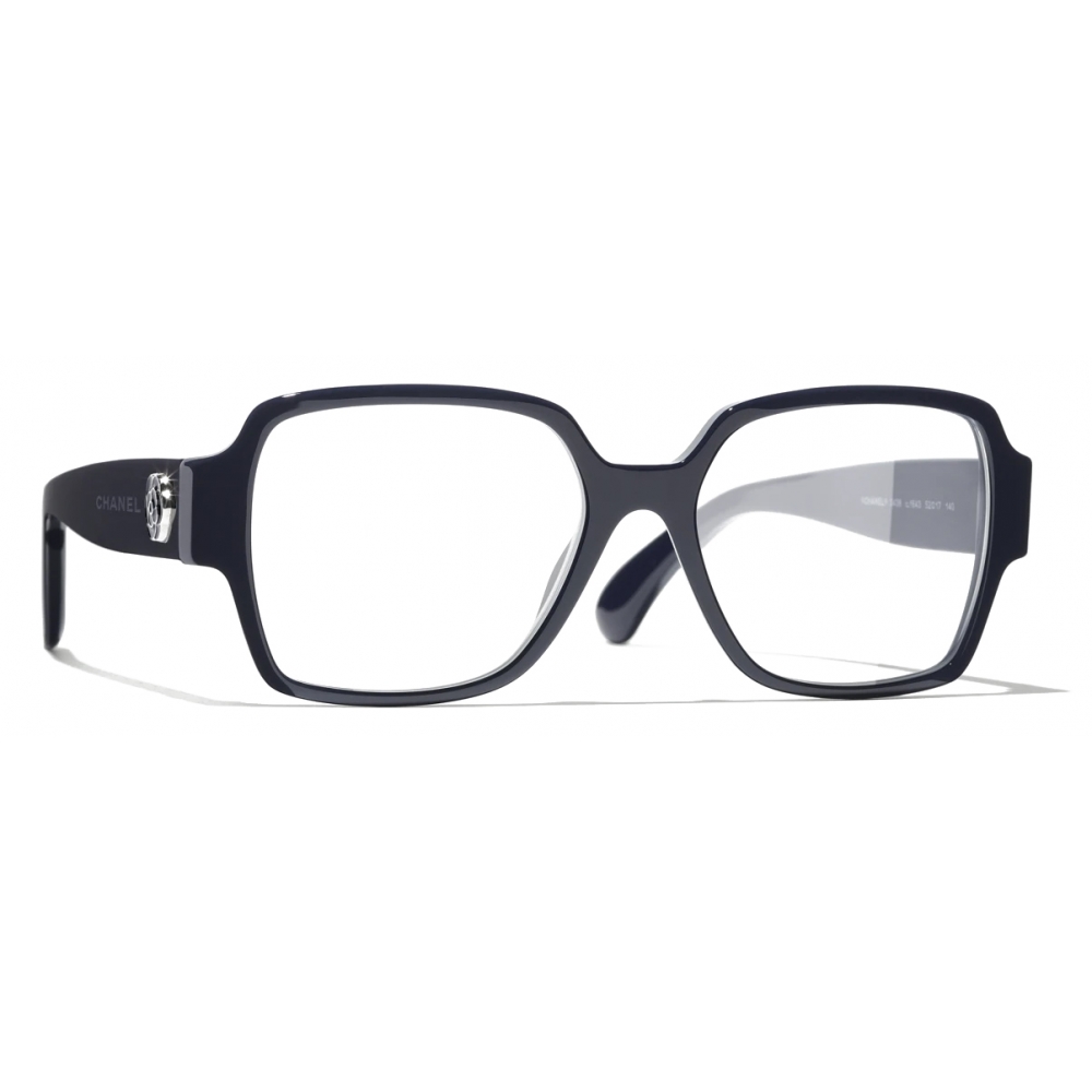 Chanel - Square Eyeglasses - Blue - Chanel Eyewear - Avvenice