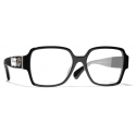 Chanel - Occhiali da Vista Quadrati - Nero - Chanel Eyewear