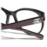 Chanel - Occhiali da Vista a Farfalla - Rosso - Chanel Eyewear