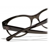 Chanel - Occhiali da Vista a Farfalla - Marrone - Chanel Eyewear