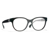 Chanel - Occhiali da Vista a Farfalla - Verde - Chanel Eyewear