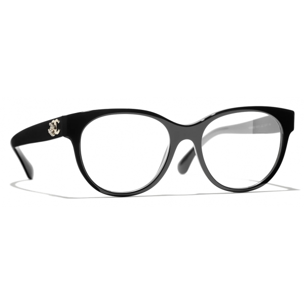 Chanel - Occhiali da Vista a Farfalla - Nero - Chanel Eyewear