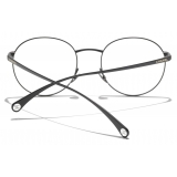 Chanel - Oval Eyeglasses - Black - Chanel Eyewear