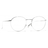 Chanel - Occhiali da Vista Ovali - Argento - Chanel Eyewear