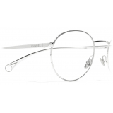 Chanel - Oval Eyeglasses - Silver - Chanel Eyewear