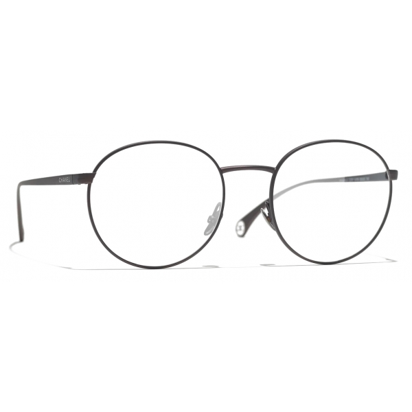 Chanel - Oval Eyeglasses - Brown - Chanel Eyewear