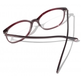 Chanel - Occhiali da Vista Pantos - Rosso - Chanel Eyewear