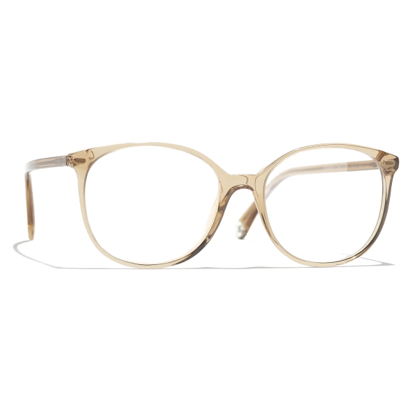 Chanel - Pantos Eyeglasses - Transparent Yellow - Chanel Eyewear