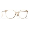 Chanel - Occhiali da Vista Pantos - Giallo Trasparente - Chanel Eyewear