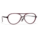 Chanel - Pilot Eyeglasses - Red - Chanel Eyewear