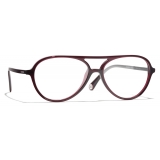 Chanel - Pilot Eyeglasses - Red - Chanel Eyewear