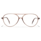 Chanel - Pilot Eyeglasses - Transparent Brown - Chanel Eyewear