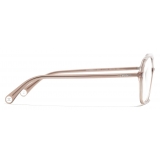 Chanel - Pilot Eyeglasses - Transparent Brown - Chanel Eyewear