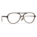 Chanel - Pilot Eyeglasses - Dark Tortoise - Chanel Eyewear