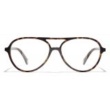 Chanel - Pilot Eyeglasses - Dark Tortoise - Chanel Eyewear