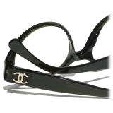 Chanel - Occhiali da Vista Rotondi - Verde - Chanel Eyewear