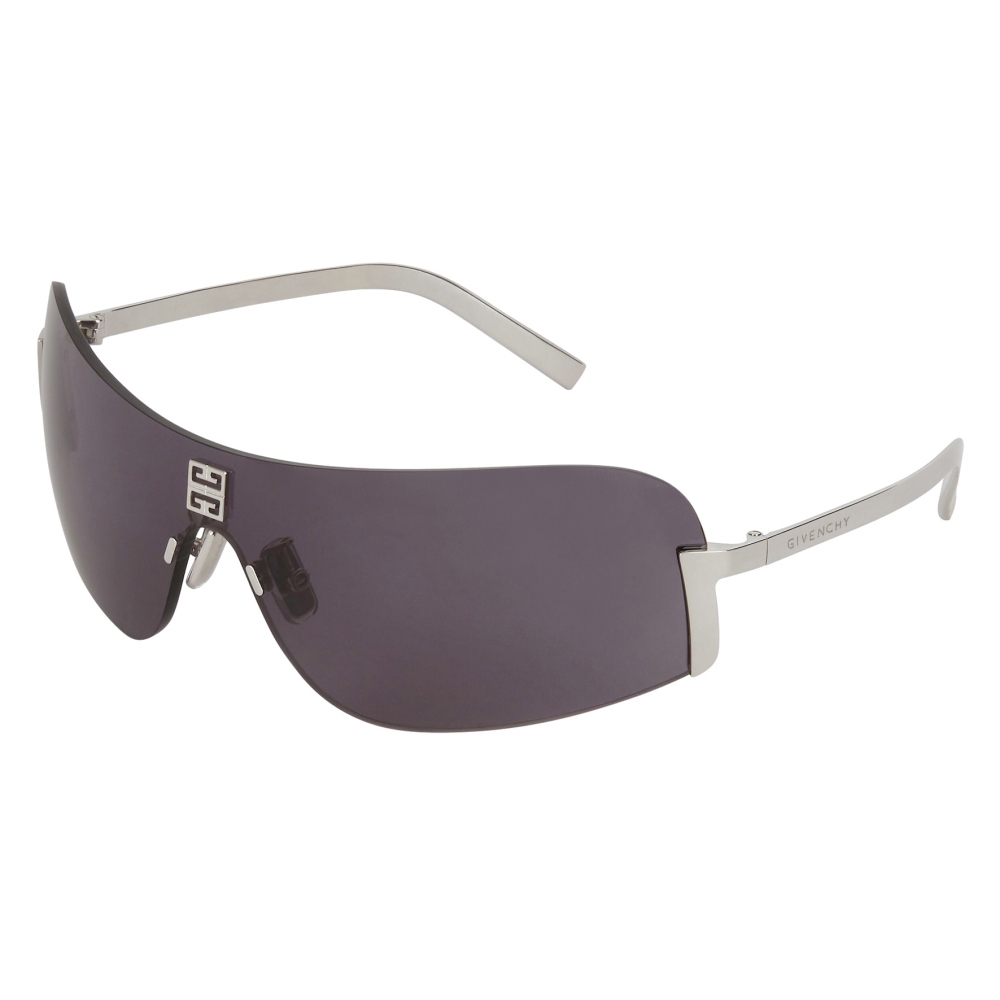 Mask Shaped Acetate Sunglasses in Grey - Celine Eyewear