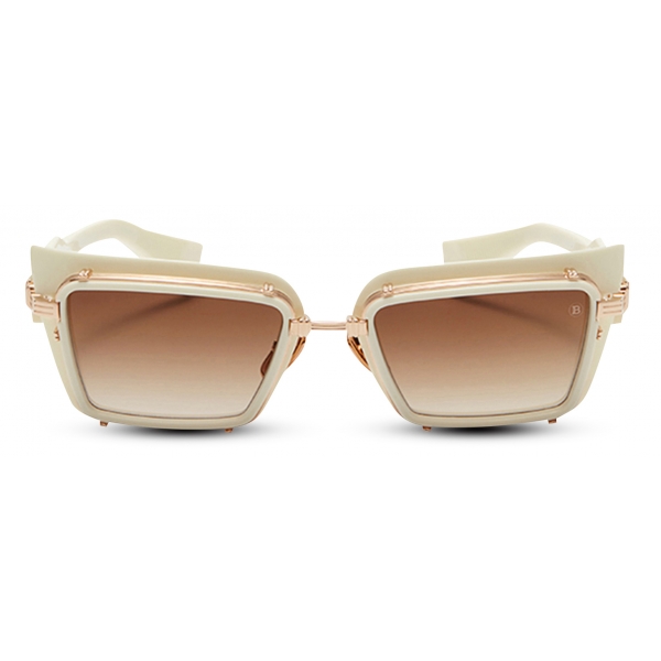 Balmain - Titanium Admirable Sunglasses - White - Balmain Eyewear