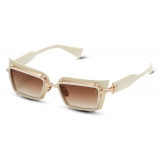 Balmain - Titanium Admirable Sunglasses - White - Balmain Eyewear
