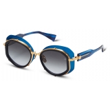 Balmain - Brigitte Sunglasses in Titanium - Blue - Balmain Eyewear