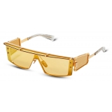 Balmain - Wonder Boy III Sunglasses in Titanium - Gold - Balmain Eyewear