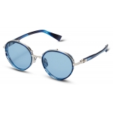 Balmain - Croissy Sunglasses in Titanium - Blue - Balmain Eyewear