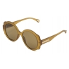Chloé - Occhiali da Sole Mirtha in Acetato - Senape Opale - Chloé Eyewear