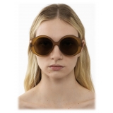 Chloé - Mirtha Sunglasses in Acetate - Opal Mustard - Chloé Eyewear