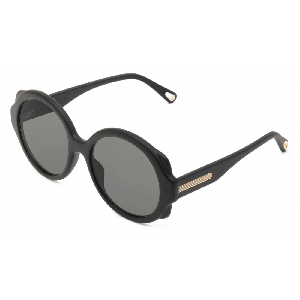 Chloé - Mirtha Sunglasses in Acetate - Matte Black - Chloé Eyewear ...