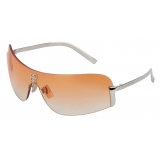 Givenchy - 4G Mask Unisex Sunglasses in Metal - Light Orange - Sunglasses - Givenchy Eyewear