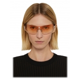 Givenchy - 4G Mask Unisex Sunglasses in Metal - Light Orange - Sunglasses - Givenchy Eyewear