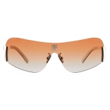 Givenchy - Occhiali da Sole Unisex 4G Mask in Metallo - Arancione Chiaro - Occhiali da Sole - Givenchy Eyewear