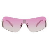 Givenchy - 4G Mask Unisex Sunglasses in Metal - Pink - Sunglasses - Givenchy Eyewear