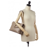 Yves Saint Laurent Vintage - LouLou Leather Shoulder Bag - Brown Beige - Leather Handbag - Luxury High Quality