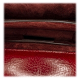 Yves Saint Laurent Vintage - Sunset Leather Crossbody Bag - Red Bordeaux - Leather Handbag - Luxury High Quality
