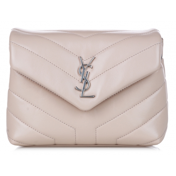Yves Saint Laurent Vintage - LouLou Toy Leather Crossbody Bag - Rosa Chiaro - Borsa in Pelle - Alta Qualità Luxury