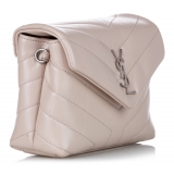 Yves Saint Laurent Vintage - LouLou Toy Leather Crossbody Bag - Light Pink - Leather Handbag - Luxury High Quality