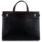 Yves Saint Laurent Vintage - Manhattan Leather Tote - Black - Leather Handbag - Luxury High Quality