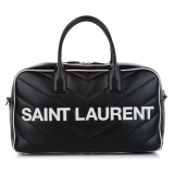 Yves Saint Laurent Vintage - Miles Bowling Bag - Black - Leather Handbag - Luxury High Quality