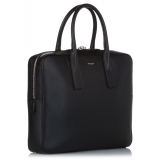 Yves Saint Laurent Vintage - Museum Leather Briefcase - Black - Leather Handbag - Luxury High Quality