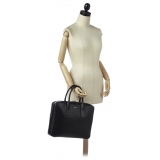 Yves Saint Laurent Vintage - Museum Leather Briefcase - Nero - Borsa in Pelle - Alta Qualità Luxury